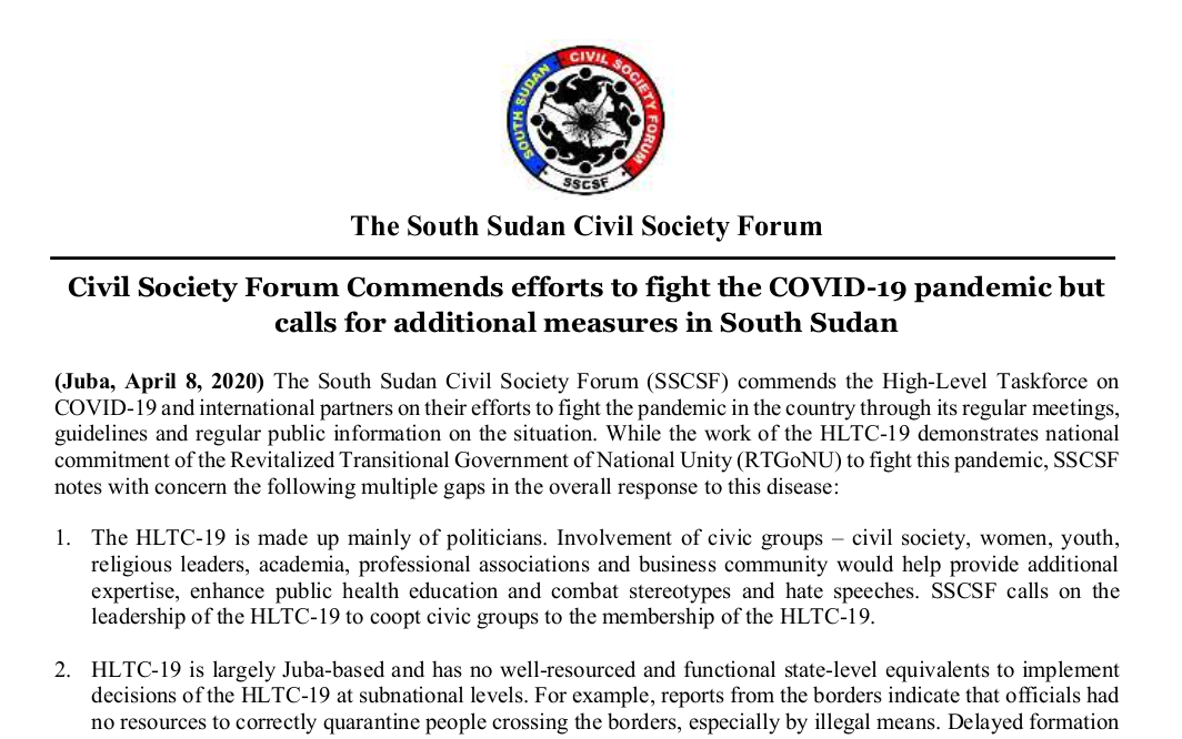 Read more about the article SSCSF Statement on COVID-19