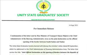 Press Release in Response to the Letter of the Minister of Transport on the official opening of the border