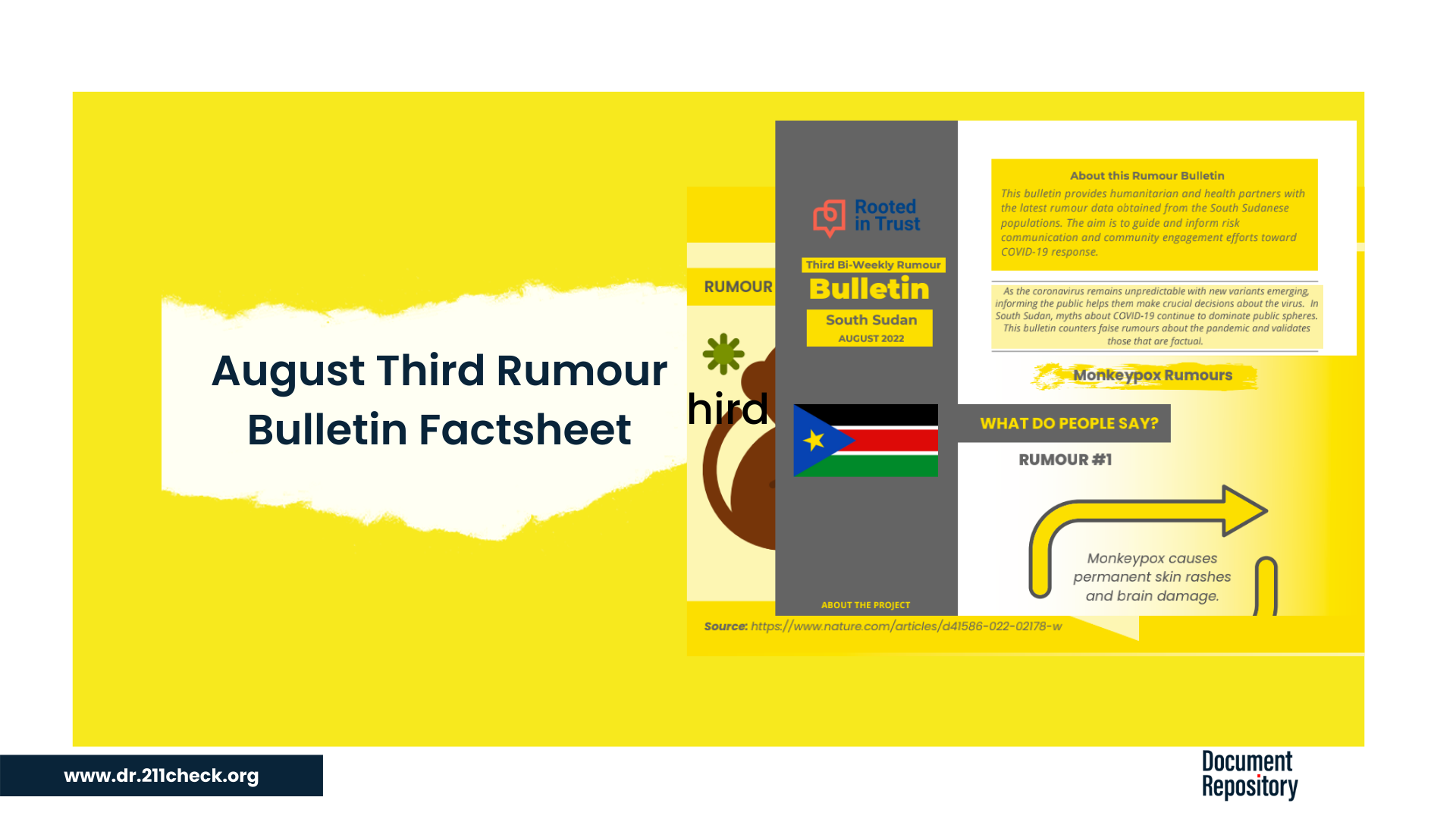 August Third Rumour Bulletin Factsheet